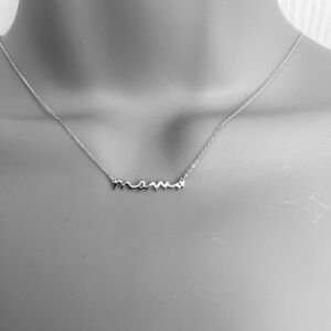 925 Sterling Silver Mama Necklace